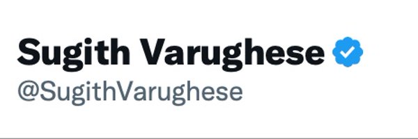 SugithVarughese Profile Banner