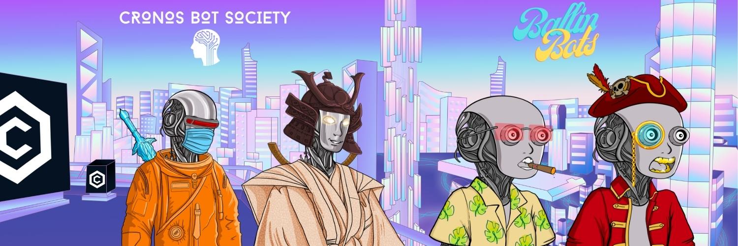 Cronos Bot Society: Ballin Bots coming soon 🔥 banner