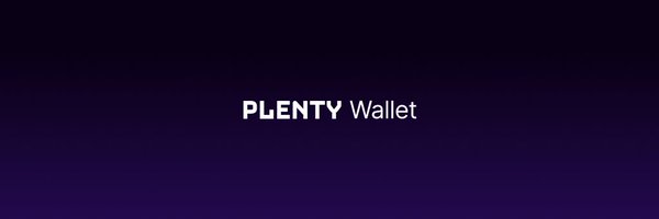 PlentyWallet Profile Banner