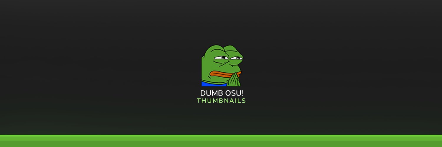 Dumb osu! Thumbnails banner