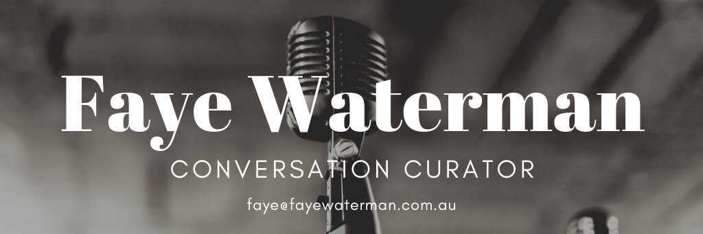 Faye Waterman The Conversation Curator banner
