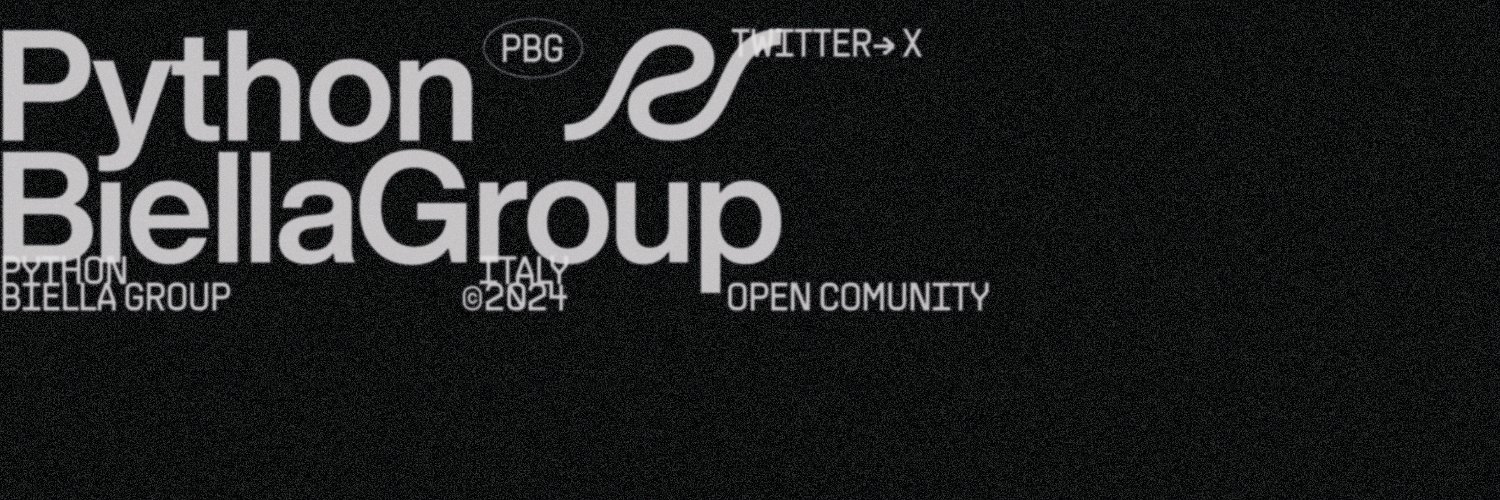 Python Biella Group banner