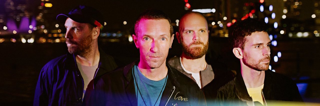 Coldplay United Kingdom banner