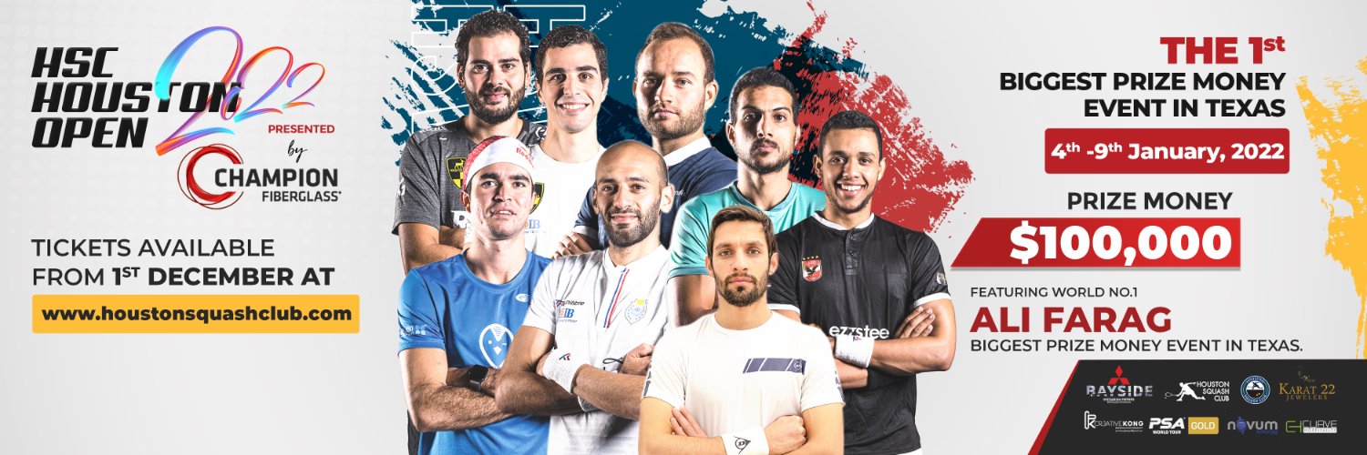 Houston Squash Club banner