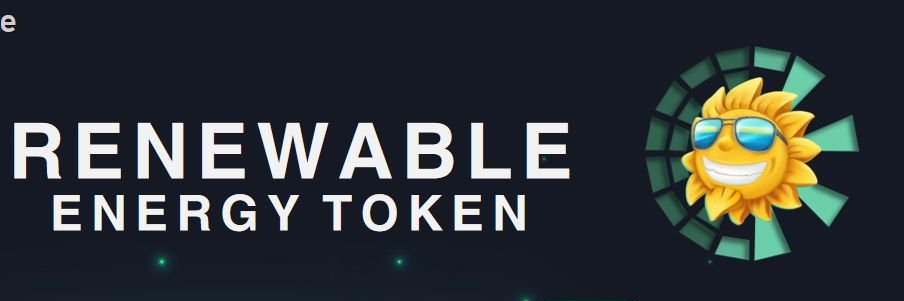 Renewable Energy Token banner