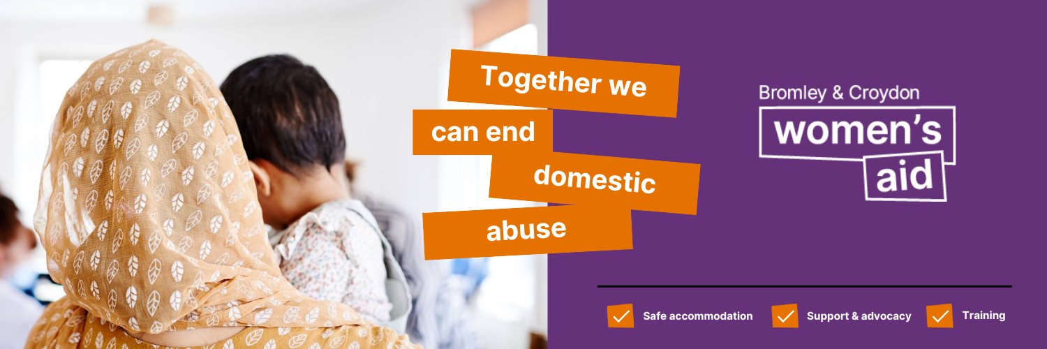 Bromley & Croydon Women's Aid banner