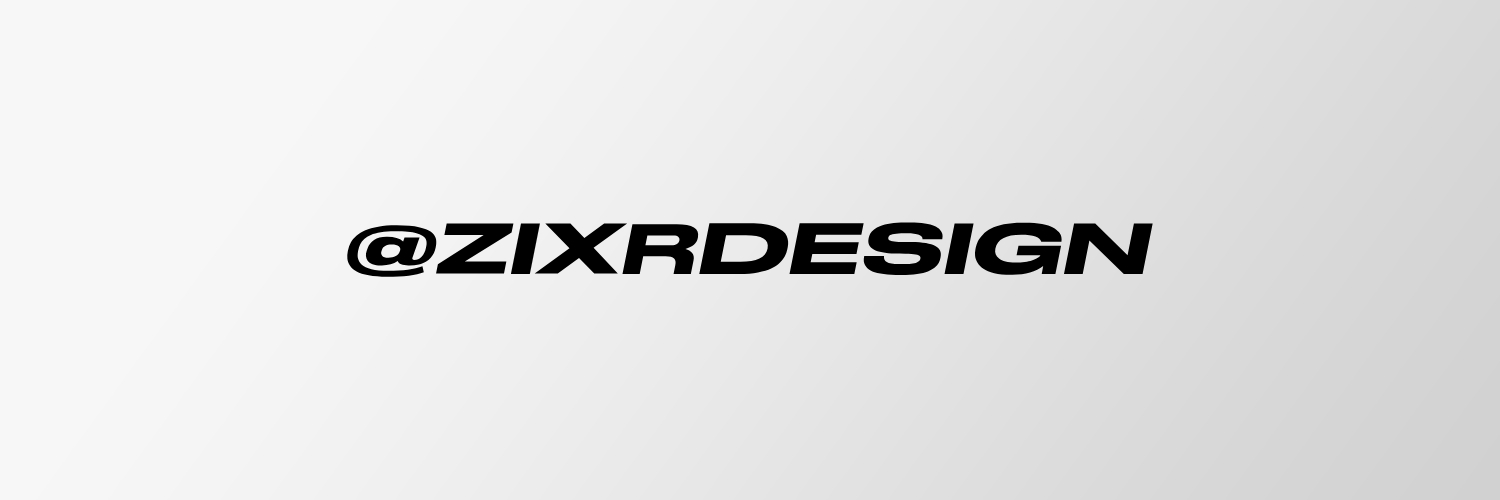 ZixrDesign's profile banner image
