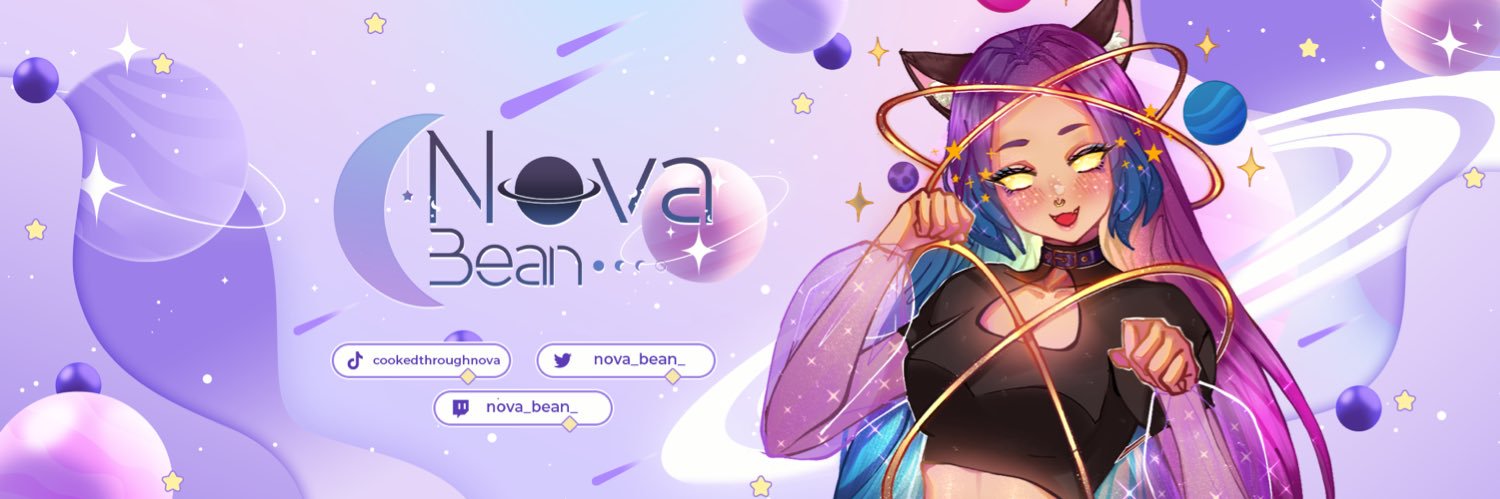 NovaBean┋Cat Vtuber banner