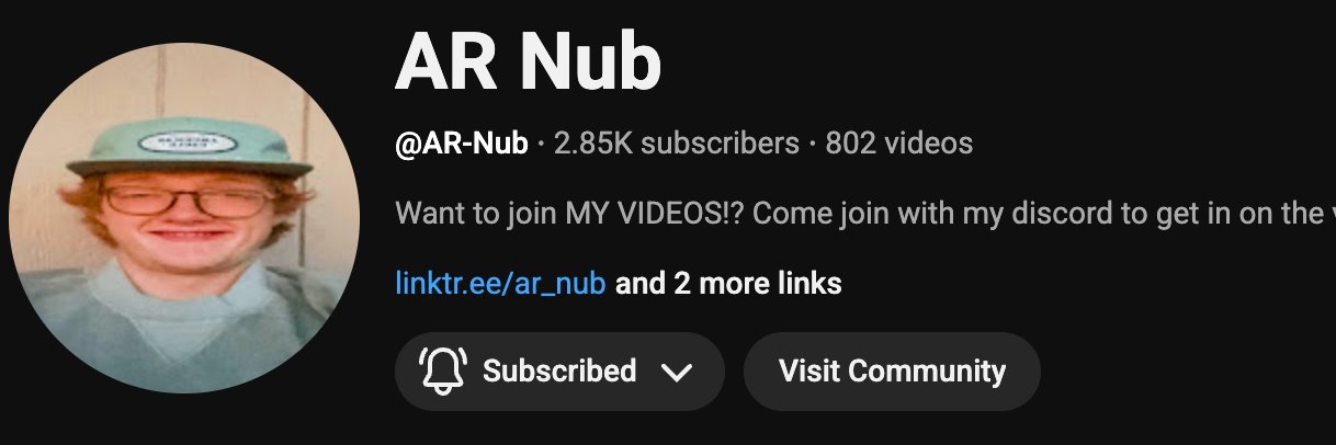 AR Nub banner