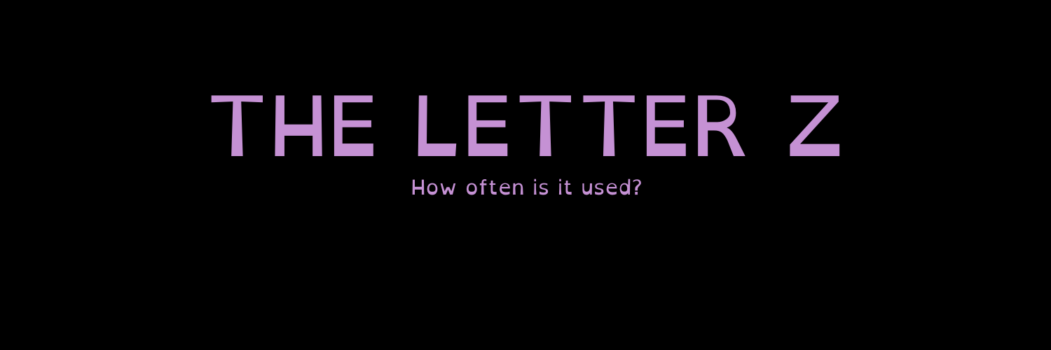 The Letter Z's banner