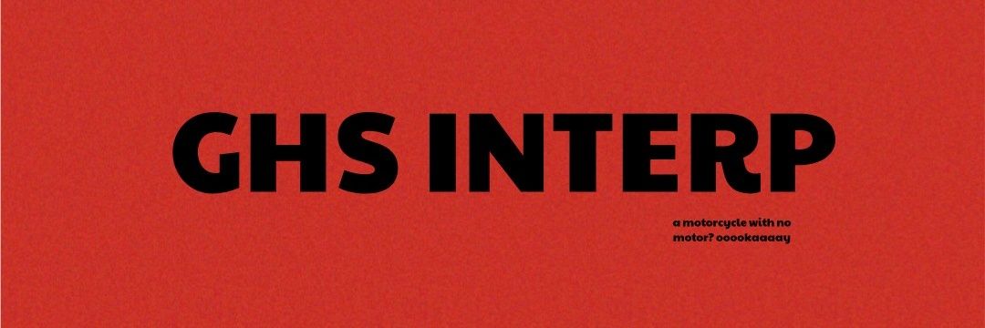 GHS Oral Interpretation banner