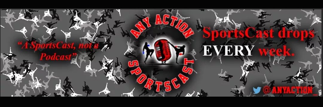 Any Action Sports Cast banner