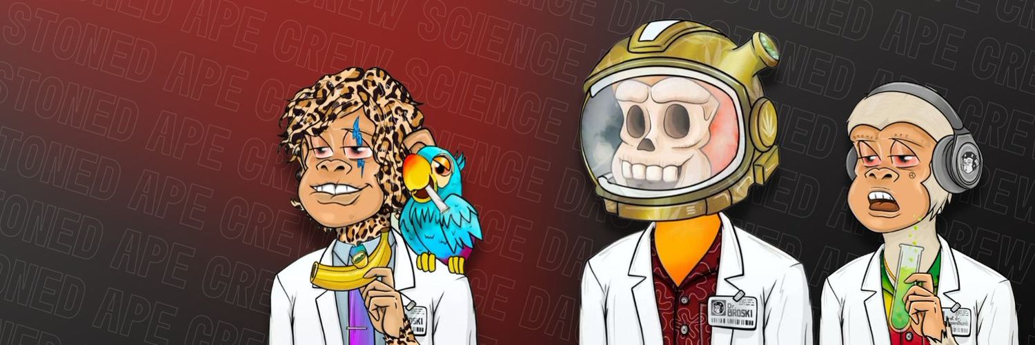 Stoned Ape Crew Scientist DAO 🧪🥼 (!Puff) Profile Banner