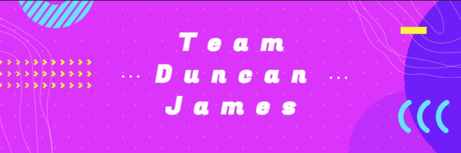 TeamDuncanJames banner