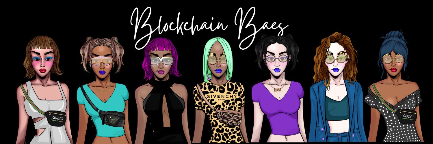 blockchainbaes nft • MINTING NOW banner