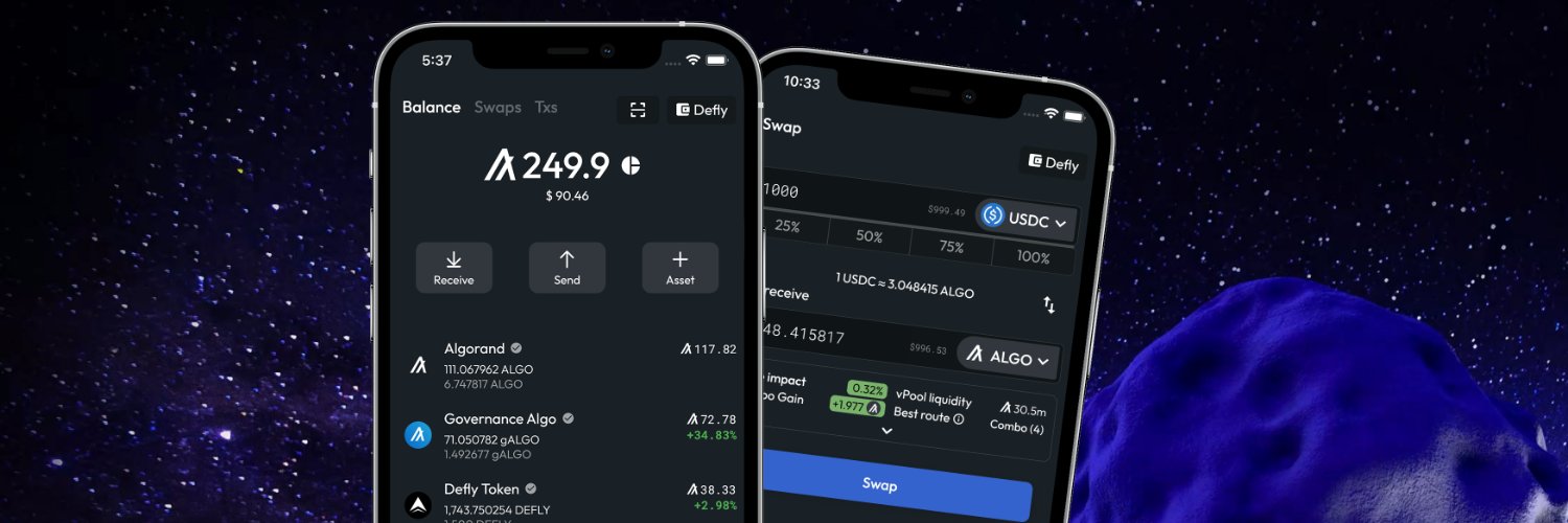 Defly Wallet banner