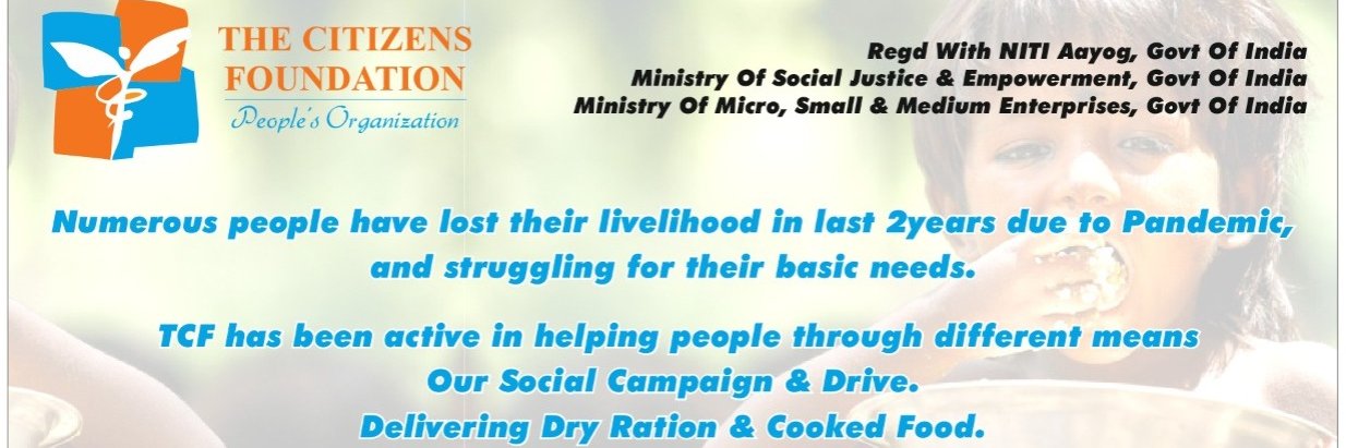 The Citizens Foundation (TCF) banner
