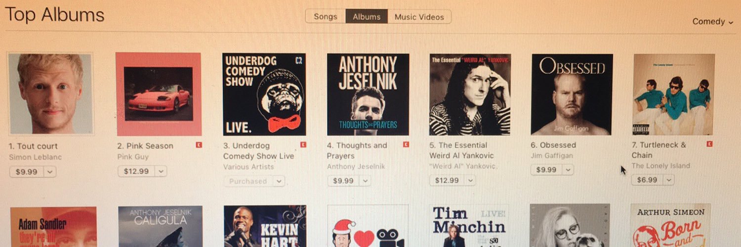 Underdog Comedy Show banner