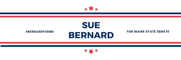Sue Bernard for Maine State Senate Profile Banner