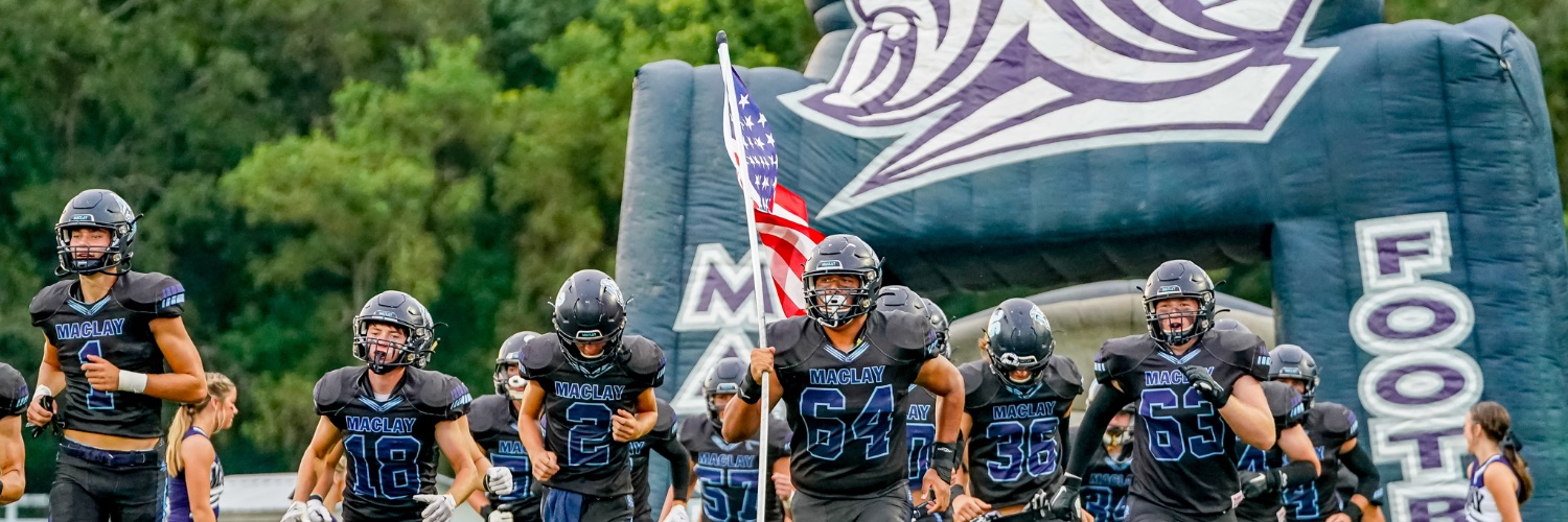 Maclay Football banner