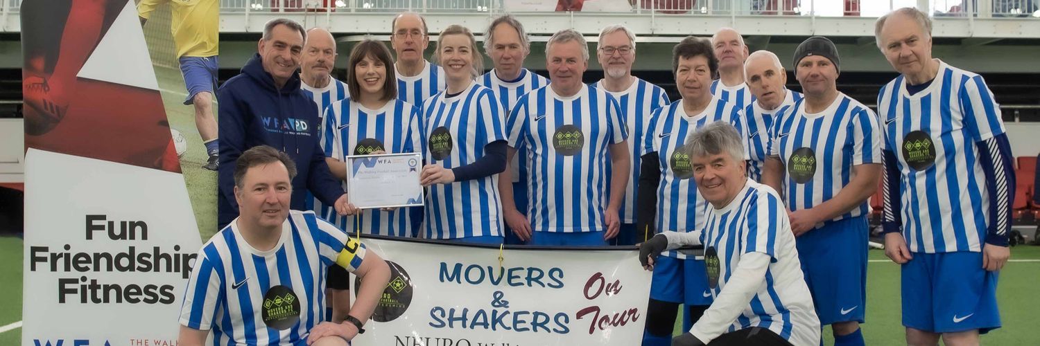 Neuro Walking Football Worcestershire banner