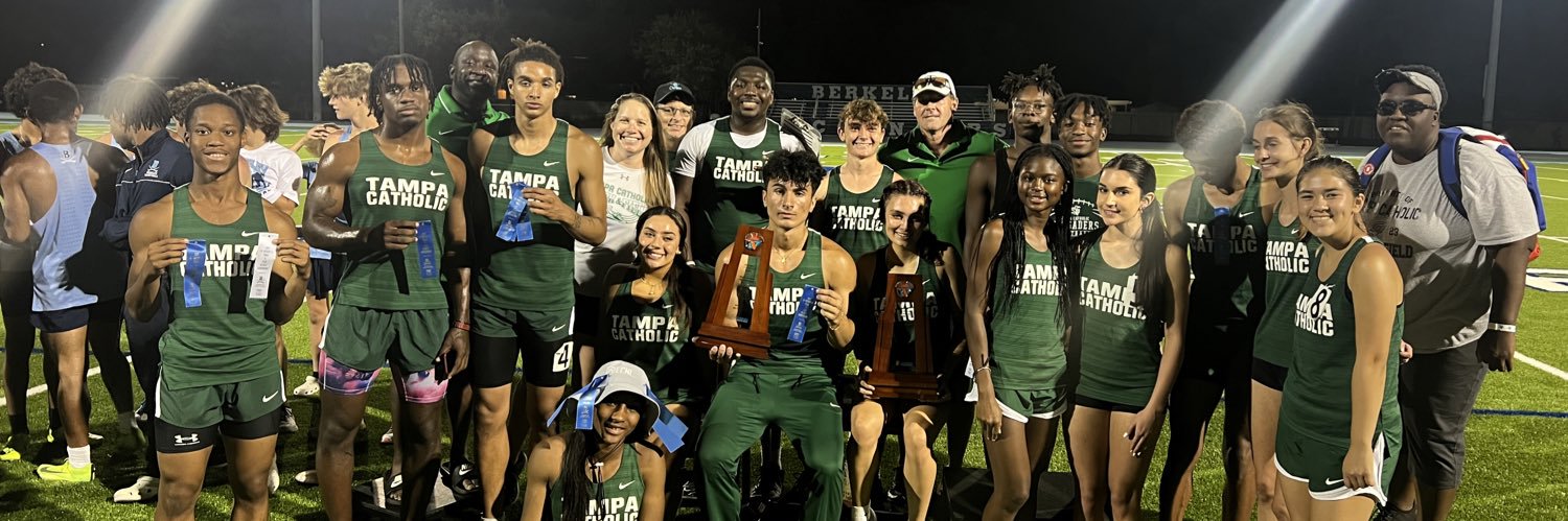 Tampa Catholic Track & Field banner