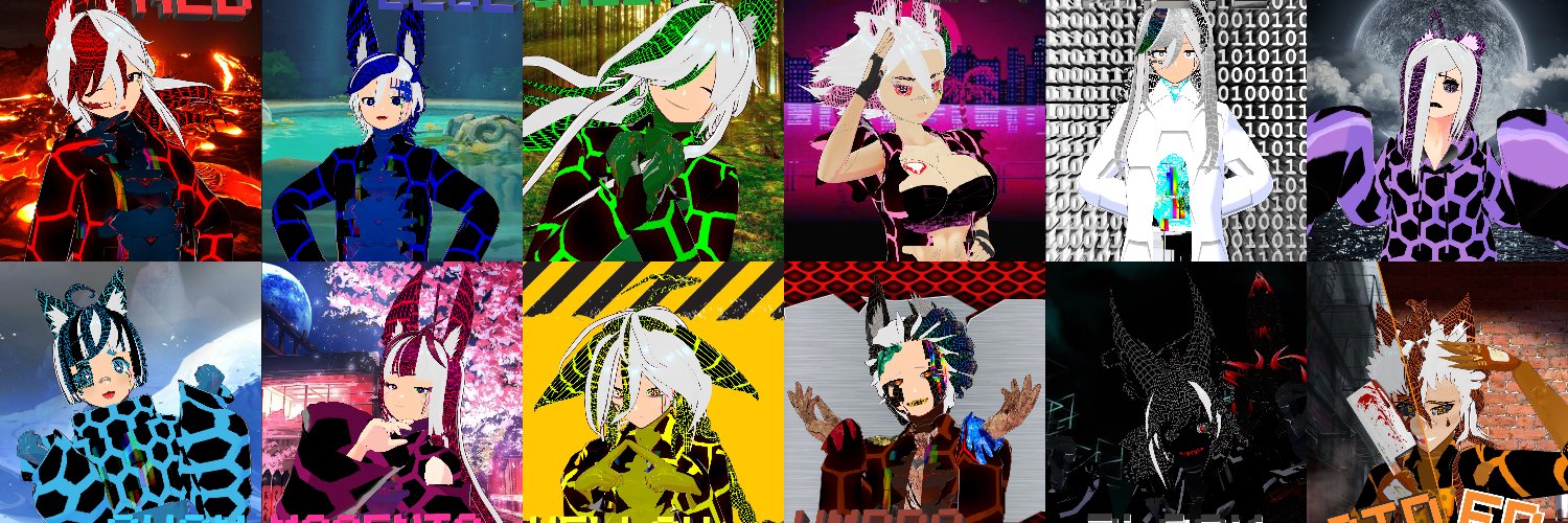 AinulVT | Glitch Hound | 18+ ENVTuber banner