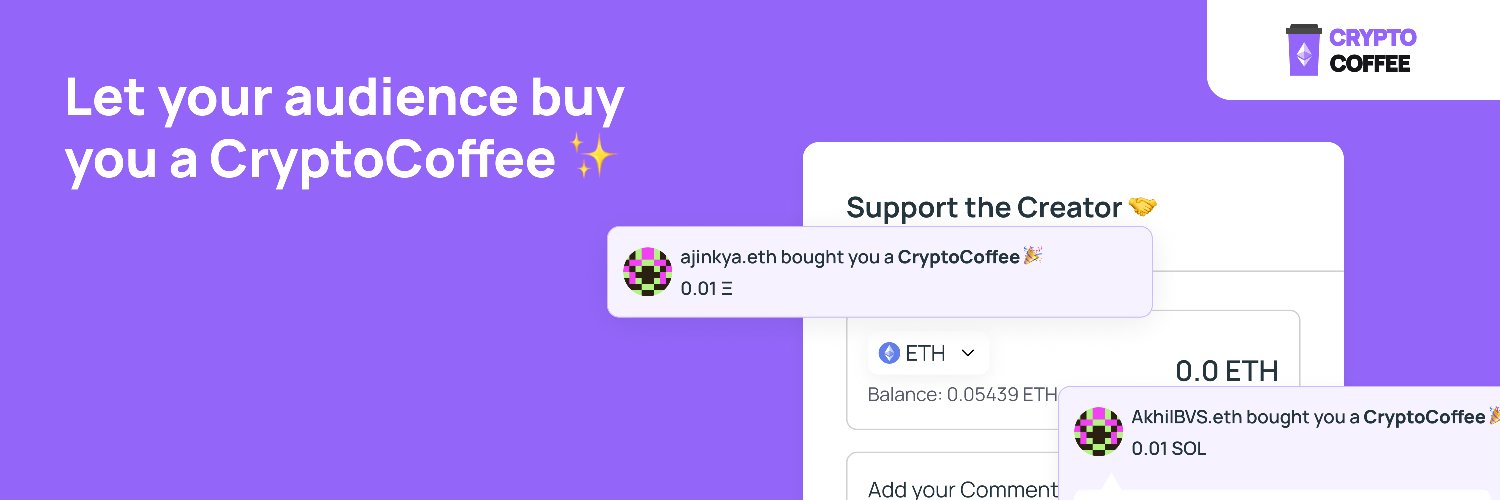 CryptoCoffee (☕) banner
