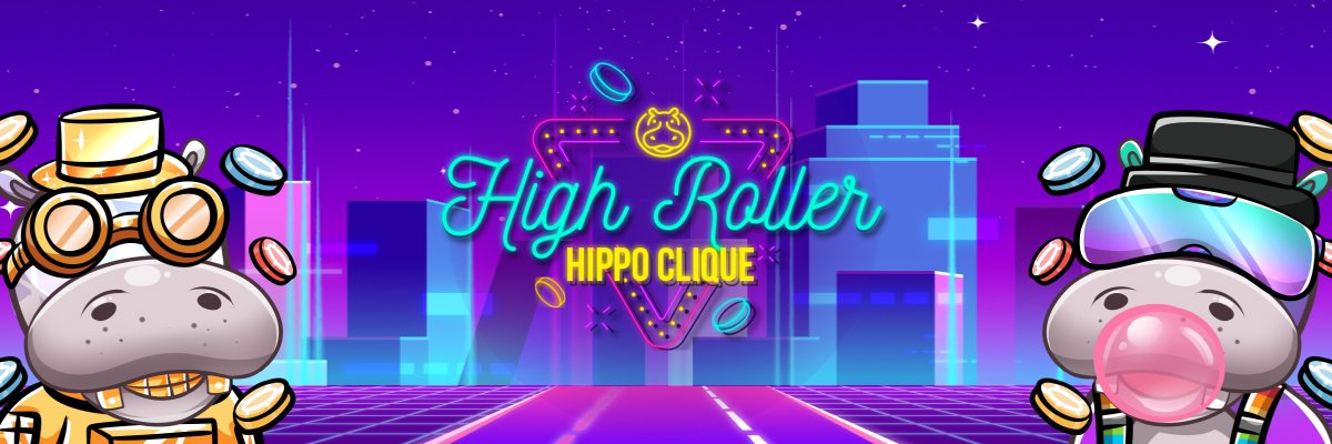 High Roller Hippo Clique | R◎LL R◎LL banner