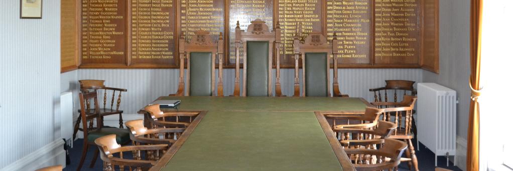 St Ives Town Council banner