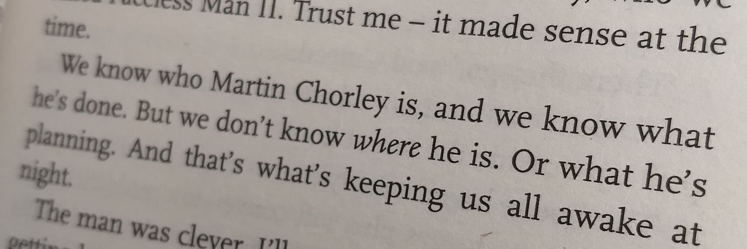 Martin Chorley banner