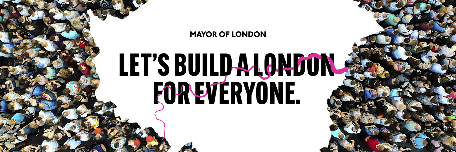 Mayor of London, Sadiq Khan's banner
