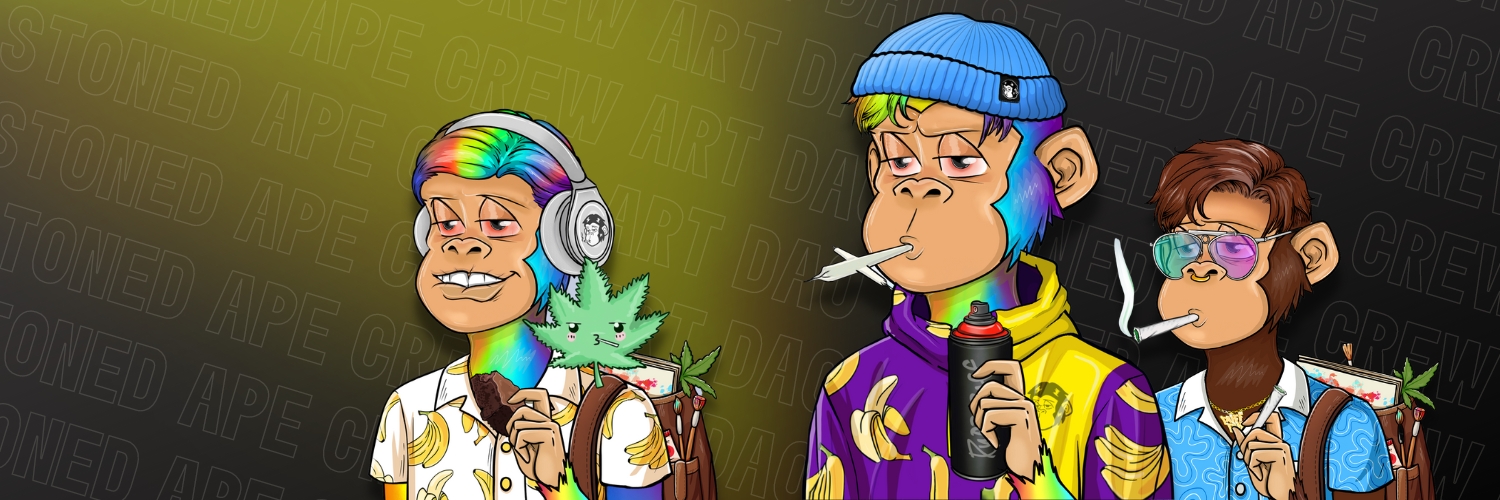 Stoned Ape Crew Artists DAO 🎨 Profile Banner