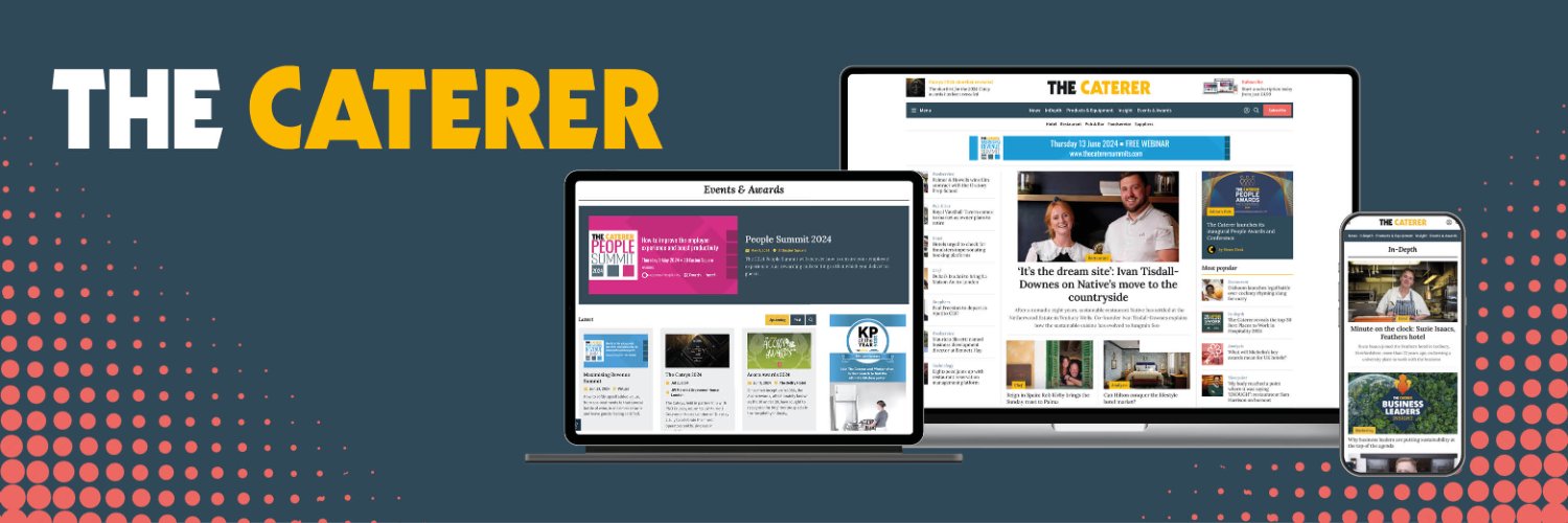 The Caterer's banner