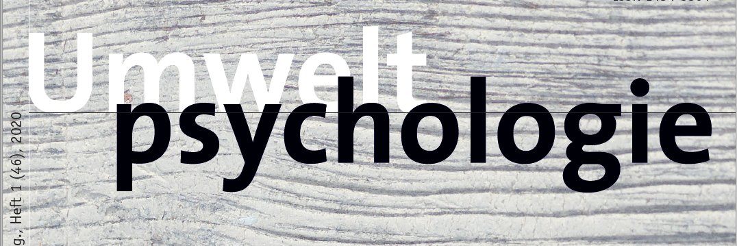Zeitschrift Umweltpsychologie banner