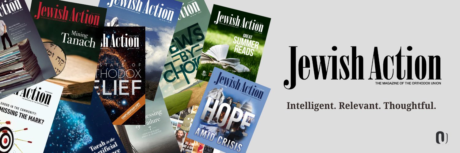 Jewish Action's banner