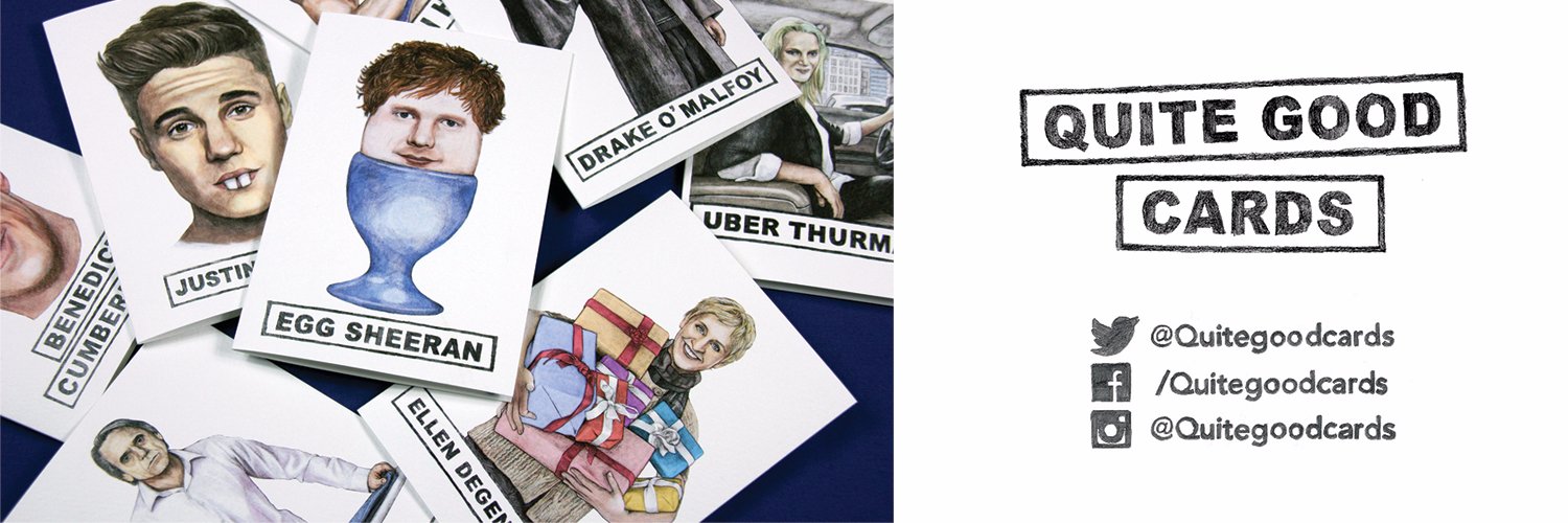 Quite Good Cards banner