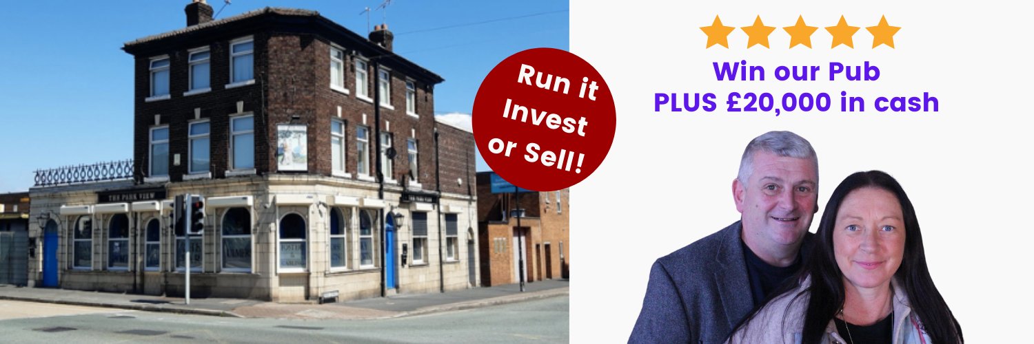 Win the Park View Pub in a Raffle banner