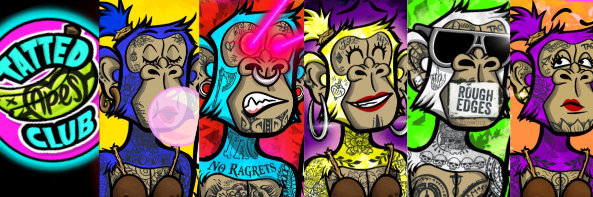 Tatted Apes Club banner