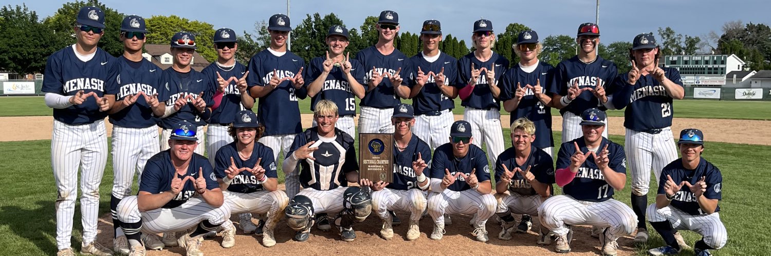 Menasha Baseball banner