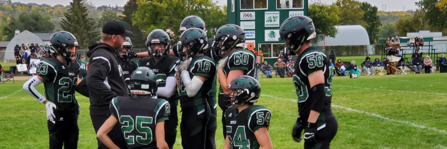 Sr. Devils Football banner