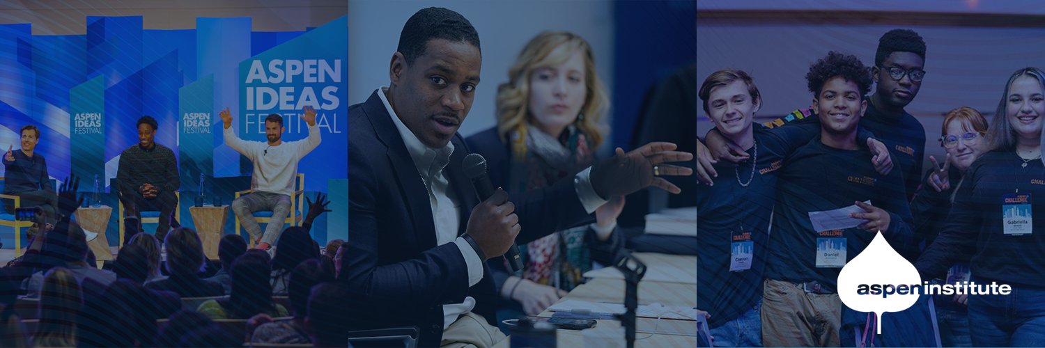 The Aspen Institute's banner