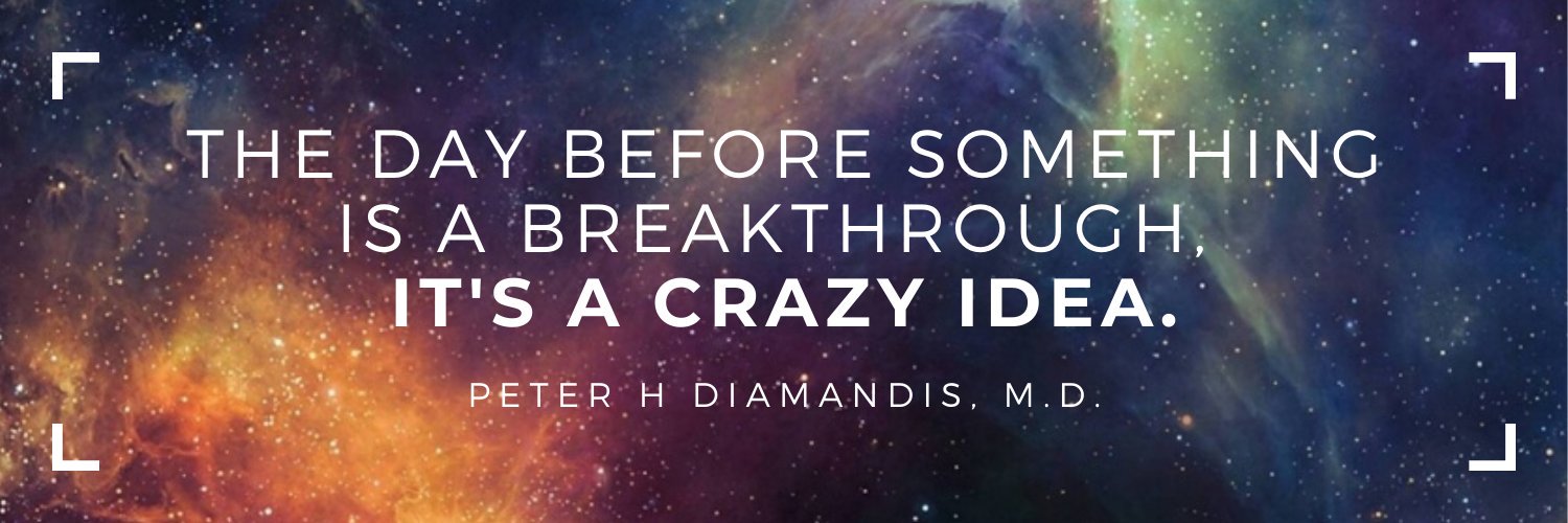 Peter H. Diamandis, MD's banner