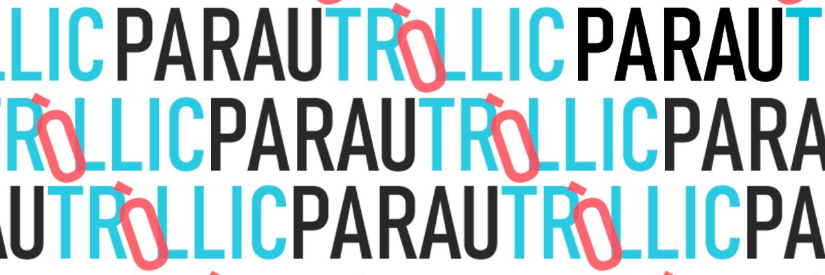 Parautròllic, el teu roc a la faixa pel Paraulògic banner