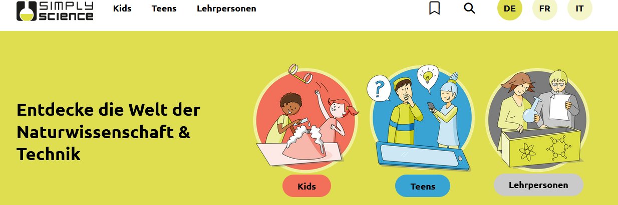 SimplyScience.ch banner