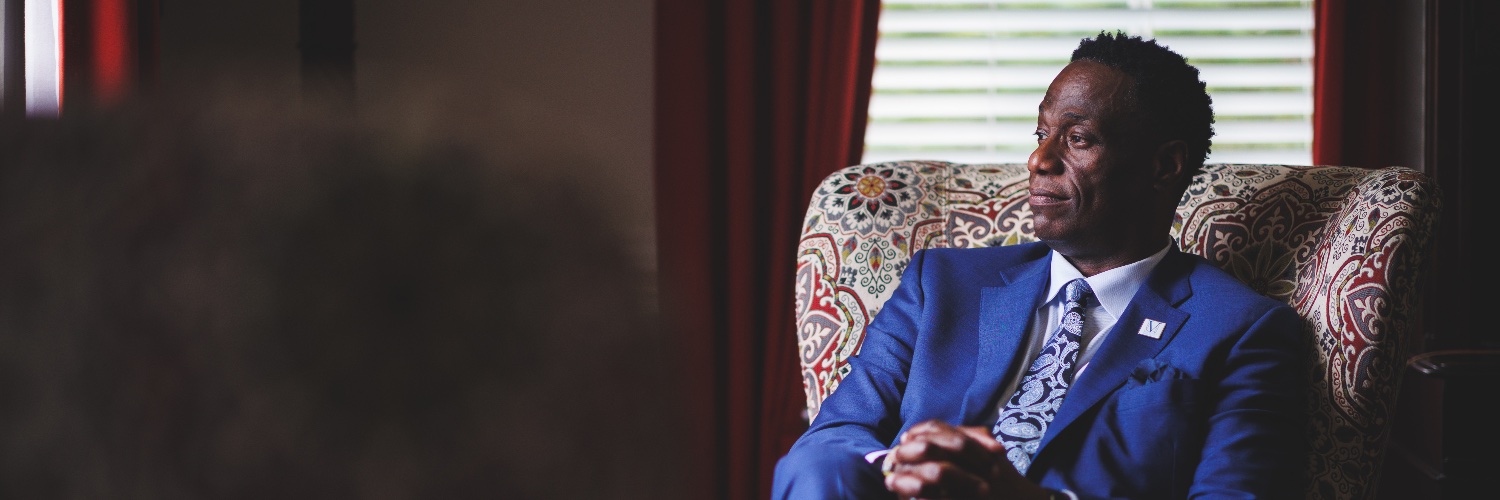 Voorhees University Office of the President banner