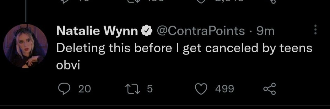 Contrapoints Deleted Tweets banner