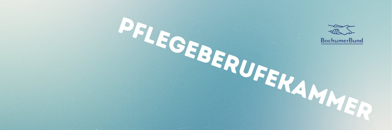 Pflegekammer@BochumerBund banner