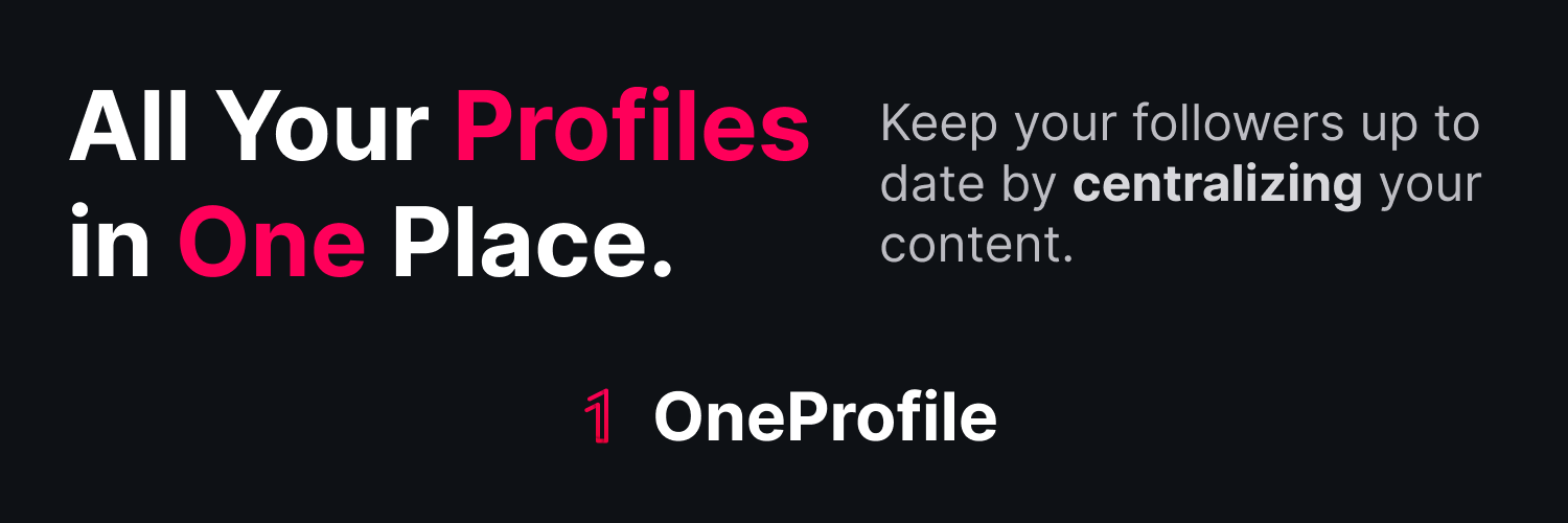 oneprofileapp's profile banner image
