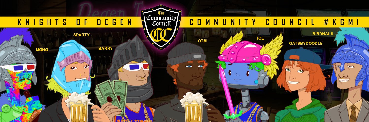 Knights of Degen Community Council banner